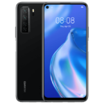 Black Huawei P40 Lite 5G front and back view
