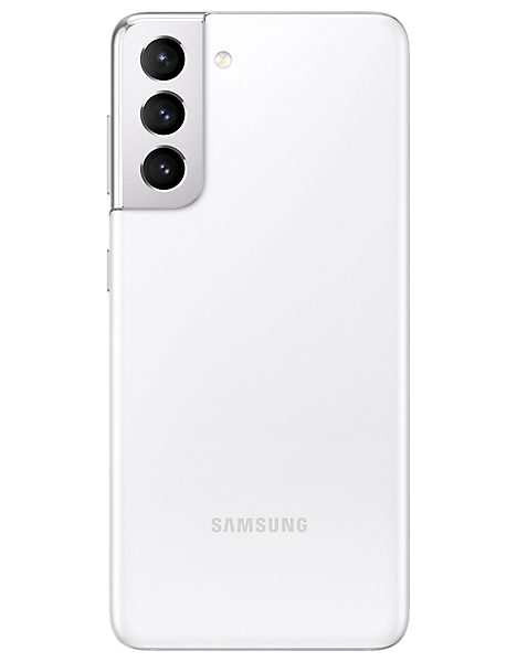 White Samsung S21 5G back view