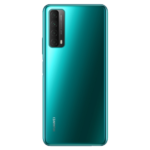 Green Huawei P Smart 2021 back view
