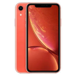 Coral iPhone XR front and back view