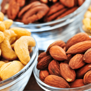 Almonds and nuts